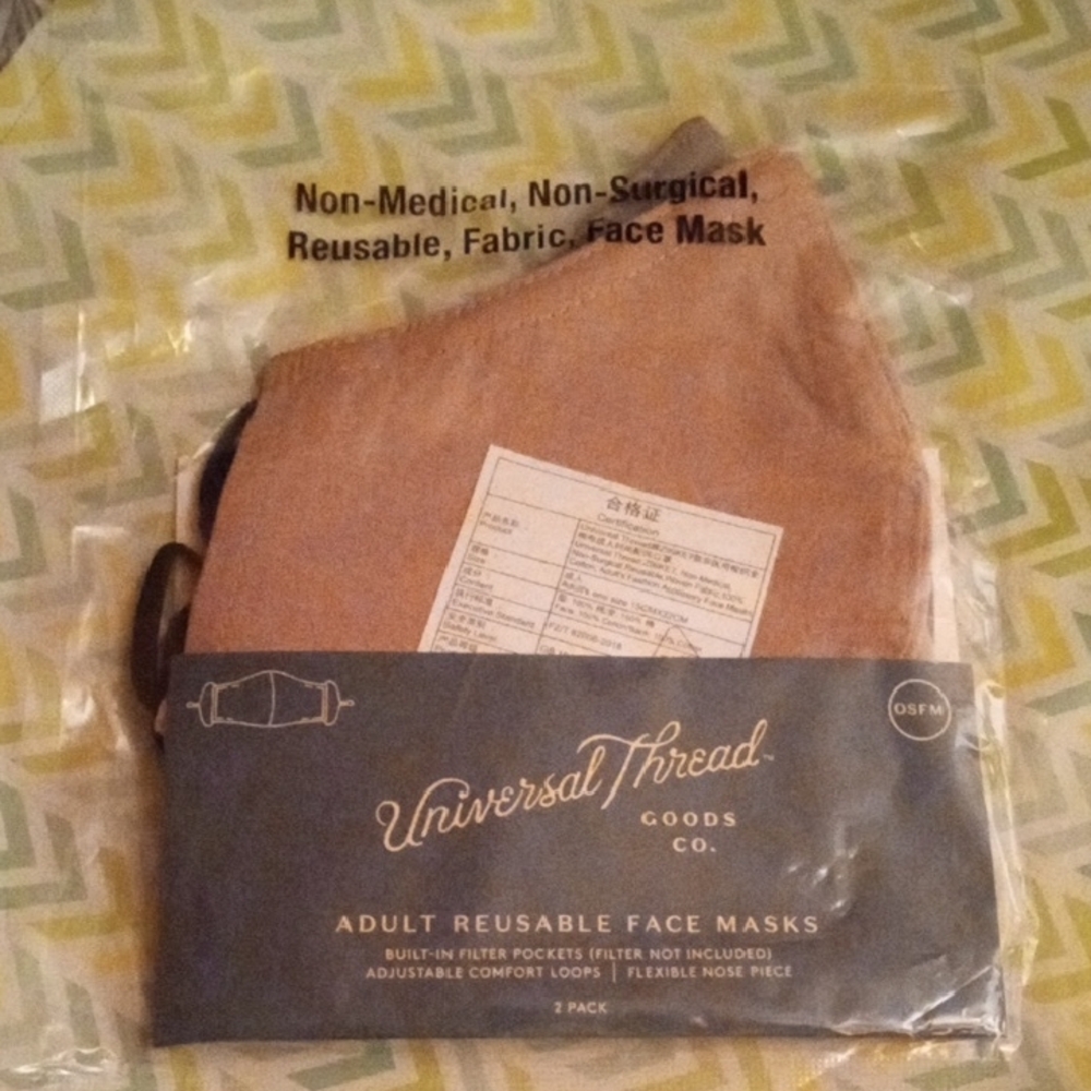 Universal Thread Reusable Face Masks 2 Pack